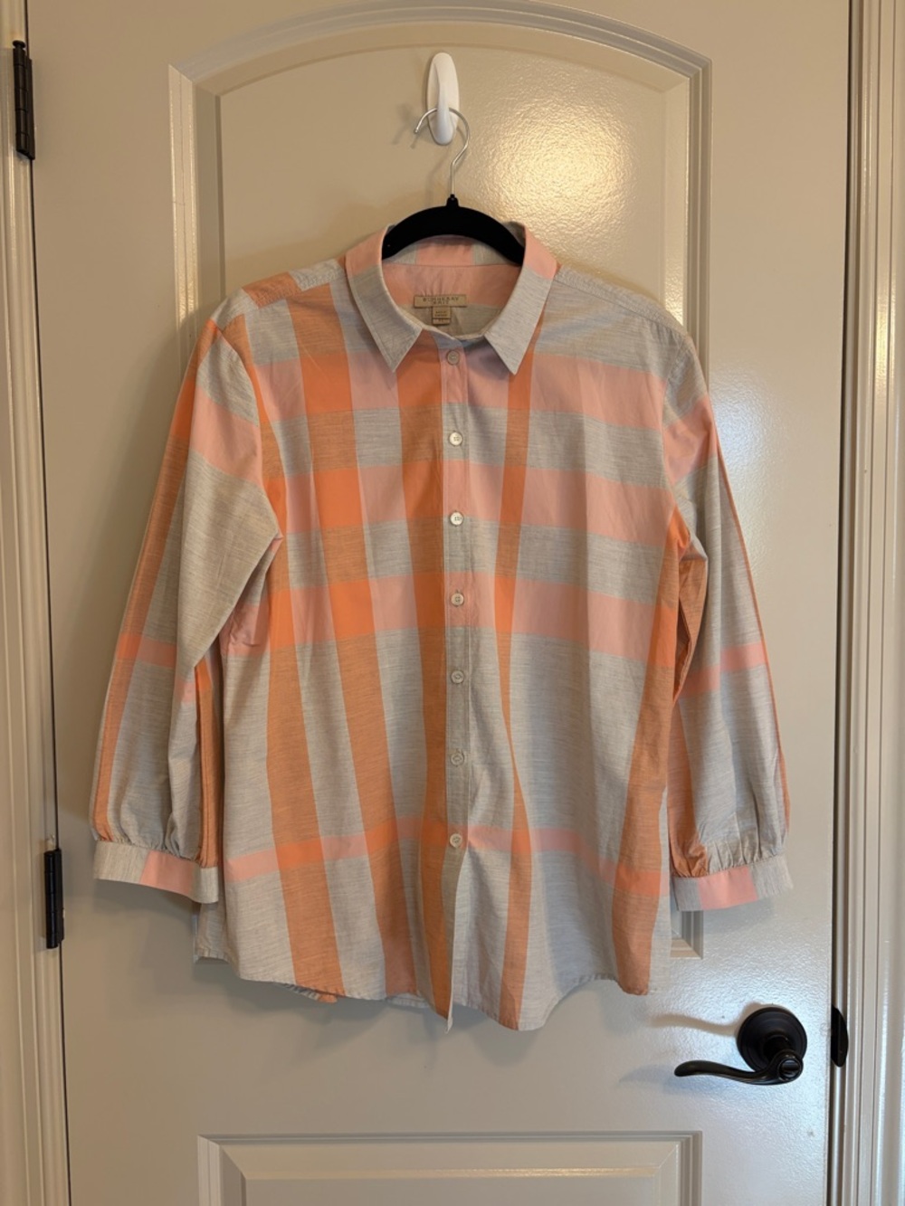Vintage Burberry Brit Button Up Shirt